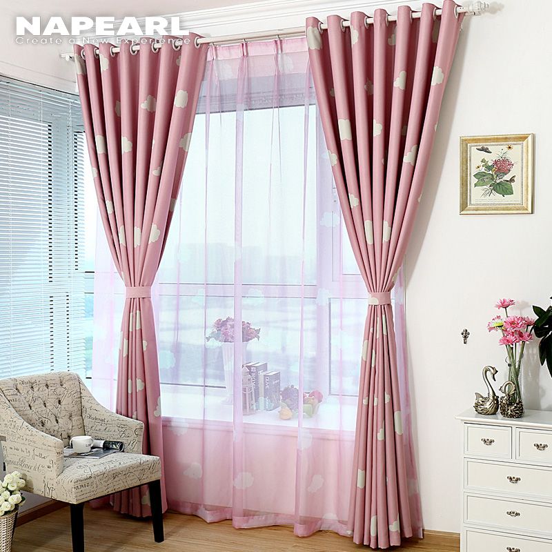 Aliexpress Er Napearl Official, Light Pink Blackout Curtains Short
