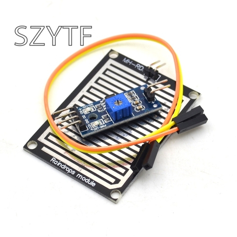 3.3-5V Rain Raindrops Detection Sensor Rain Module Weather Humidity Module ► Photo 1/2