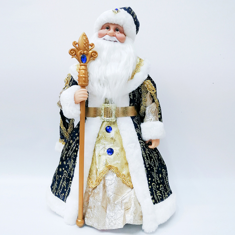 Santa Claus Doll Plush Christmas Day Decoration Ornaments Candy bucket  Plush Scandinavian Navidad New Year Gifts for Kids ► Photo 1/6
