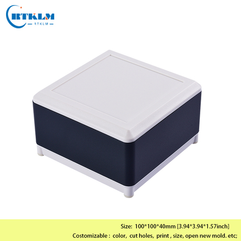 Aluminium electronics enclosure diy electronic junction box DIY metal enclosure small project box distribution box 100*100*40mm ► Photo 1/6