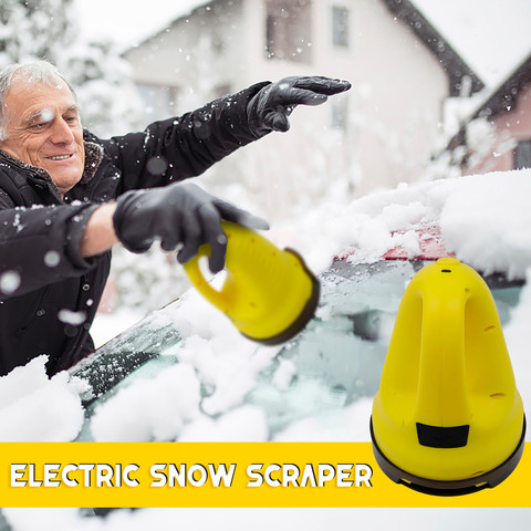 Electric Heated Car Ice Scraper Automobiles Cigarette Lighter Snow Removal Shovel Windshield Glass Defrost Clean Tools ► Photo 1/6