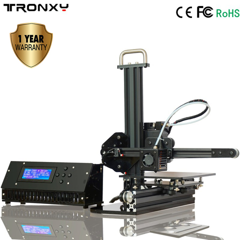 The lowest price printer in AliExpress TRONXY X1 3D Printer  I3 impresora Pulley Version Linear Guide imprimante 3d printer DIY ► Photo 1/6