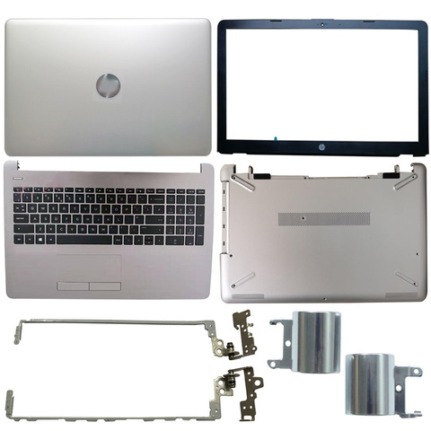 NEW For HP 15-BS 15-BW Series Laptop LCD Back Cover/Front Bezel/LCD Hinges/Hinges Cover/Palmrest/Bottom Case Silver 924892-001 ► Photo 1/6