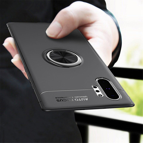 For Samsung Galaxy Note 10 Plus S10 5G S8 S9 Plus Note9 Case Car Holder Stand Magnetic Ring Cover For Samsung A50 A40 A30 A70 ► Photo 1/6