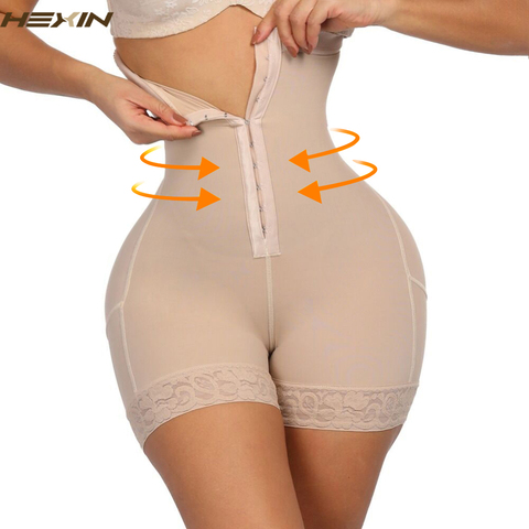HEXIN Breasted Lace Butt Lifter High Waist Trainer Body Shapewear Women Fajas Slimming Underwear with Tummy Control Panties ► Photo 1/6