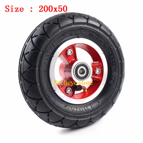 200x50 Electric Scooter Tyre with Wheel Hub 8