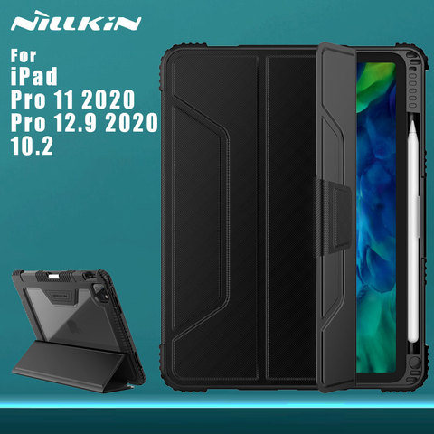 Nillkin for Apple iPad Air 10.9 2022 Air 4 Pro 12.9 2022 Pro11 2022 10.2 Case Bumper Flip Leather Case Back Cover ► Photo 1/6