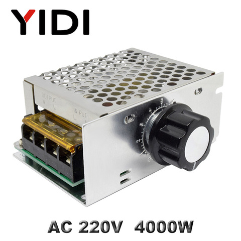 4000W SCR Voltage Regulators 220VAC Motor Speed Controller Dimmer Governor Thermostat Electronic Voltage Stabilizer Module ► Photo 1/6