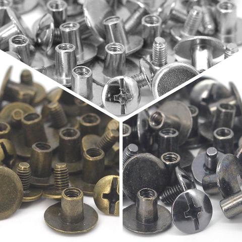 20Sets Diameter 8.3mm 10mm Leathercraft Accessories Rivet Craft DIY Screws Fastening Studs Belt Decor Jewelry Made Supplies ► Photo 1/6