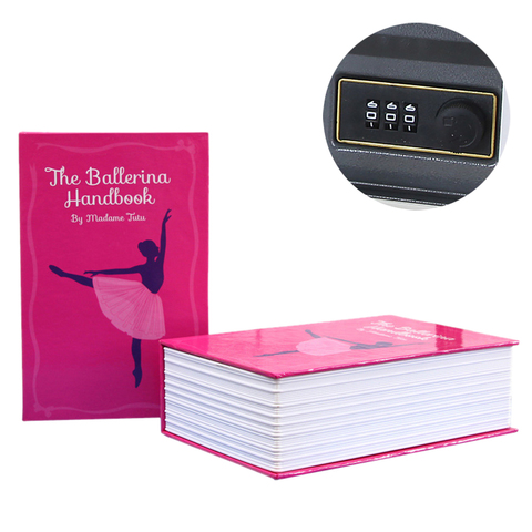 Password Box Safe Simulation Book Mini Home Password Code Book Safe Saving Pot Storage Box Book Password Box Home Decor #4O ► Photo 1/6