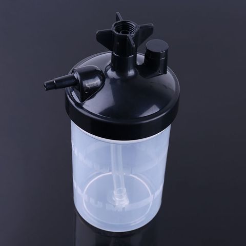 Humidifier Water Bottle for Oxygen regulator HIGH FLOW Oxygen Bubbler Bottle for Oxygen Concentrator Oxygen generator ► Photo 1/6