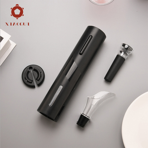 XiaoGui Electric wine bottle opener Battery cork reamer Wine set Tinfoil knife kitchen tools American family set ► Photo 1/6