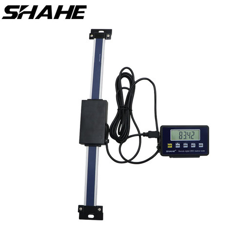 shahe 0-200 mm Digital Linear Scale Remote Digital Readout linear Scale External Display Ruler with LCD Base ► Photo 1/6