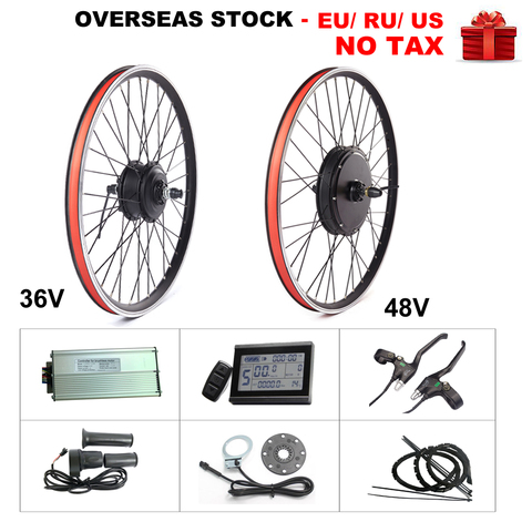 MXUS XF07 XF08 XF15F XF15R Hub Motor Wheel Drive Electric Bike Kit for Disc V brake ebike conversion Kit 250/350/500/1000/1500W ► Photo 1/6