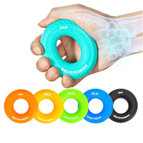 Hand Gripper Grip Silicone Ring Hand Resistance Band Finger Stretcher-Exercise Forearm Wrist Training Carpal Expander ► Photo 1/6