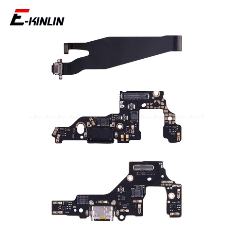 Charger USB Dock Charging Dock Port Board Mic Microphone Flex Cable For HuaWei P30 P20 Pro P10 P9 Plus Mini P8 Lite 2017 ► Photo 1/6