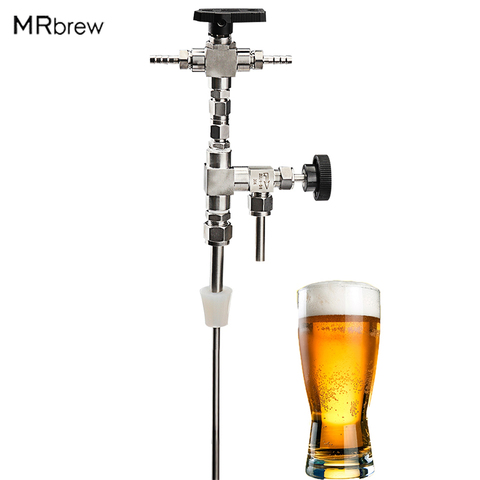 Beer Bottle Filler,Counter Pressure Beer Gun Food Grade Stainless Steel 304 Bottling Wand For Beer & Wine Home Brew Beer Tools ► Photo 1/6