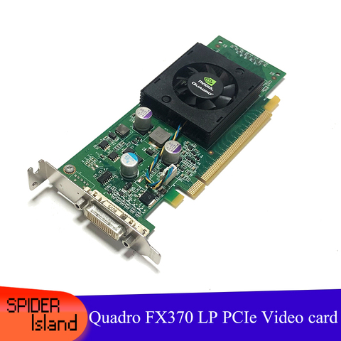 Original nVidia Quadro FX 370 LP 256M PCI-E DMS 59 Professional Graphic card FX370 Video Card Warranty 1years ► Photo 1/5