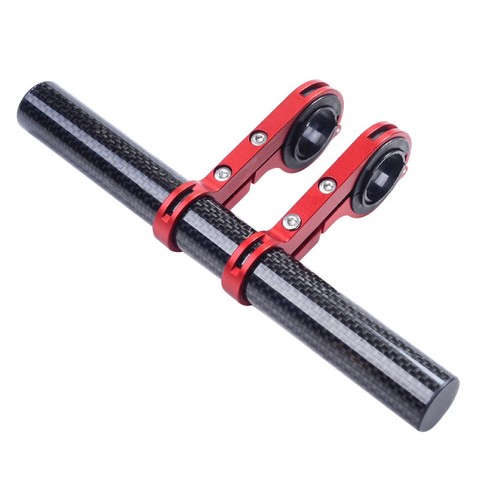 20cm 10cm Cycling Handlebar Bike Flashlight Holder Handle Bar Carbon Fiber Bicycle Extender Mount Bracket Bike Accessories ► Photo 1/6