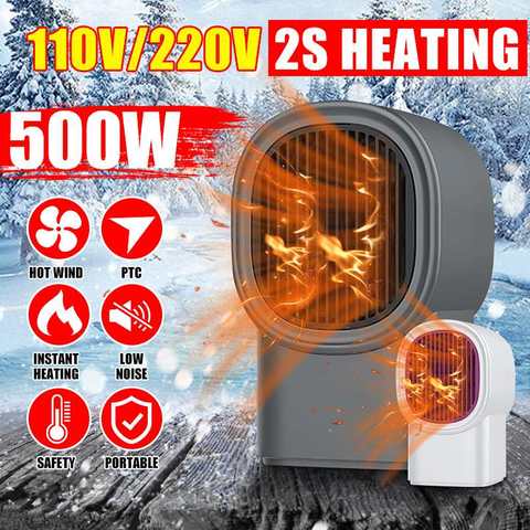 Cheap 500W/220V Electric Heater for Room PTC Ceramic Electric