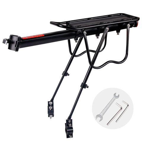 20-29 inch Bicycle Carrier Bike Luggage Cargo Rear Rack Aluminum Alloy Shelf Saddle Bags Holder Stand Support With Mount Tools ► Photo 1/6