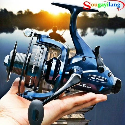 Sougayilang Fishing Reel 13+1BB Spinning Fishing Reel Right/Left Hand for Bass Trout Carp Trolling Fish with Free Spare Spool ► Photo 1/6