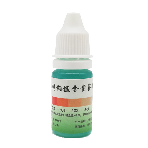 304 stainless steel detection liquid identification liquid manganese content test fluid potion rapid reagent Analytical Drugs ► Photo 1/5