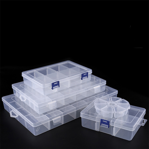 1-36 Grids Compartment Storage Box Jewelry Earring Bead Screw Toy Parts Holder Case Display Organizer Container Adjustable ► Photo 1/6