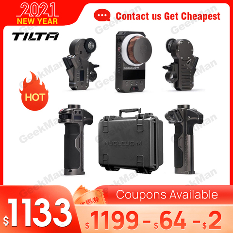 TILTA WLC-T03 Nucleus-M Wireless Follow Focus Lens Control System Nucleus M for 3-Axis Gimbal for Arri RED Tilta Max DJI RONIN S ► Photo 1/6