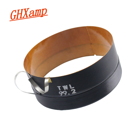 GHXAMP 1PCS 99.2MM imported glass fiber skeleton woofer voice coil speaker pure aluminum flat wire 100 core 1PCS ► Photo 1/6