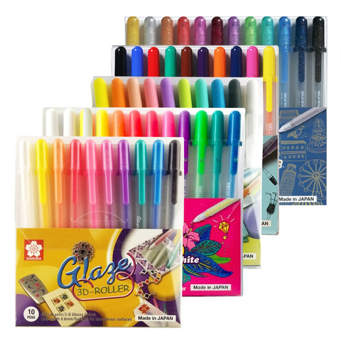 3d jelly pen, sparkling gelly roll