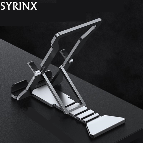2022 Mini Desktop Multi-Angle Folding Mobile Phone Holder Hollow Plastic Tablet Stand Portable For Iphone 12 11 8 7 pro Support ► Photo 1/6