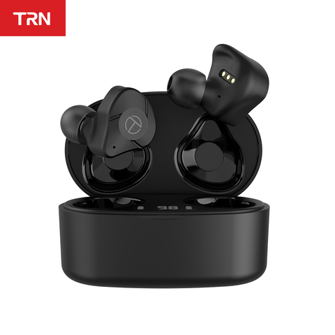 TRN T300 2BA 1DD 5.2 Bluetooth Earphone Wireless Double Earphone In-Ear HIFI APTX Earphones TRN VX V90s ASX X1 E12 BT20S PRO ► Photo 1/6