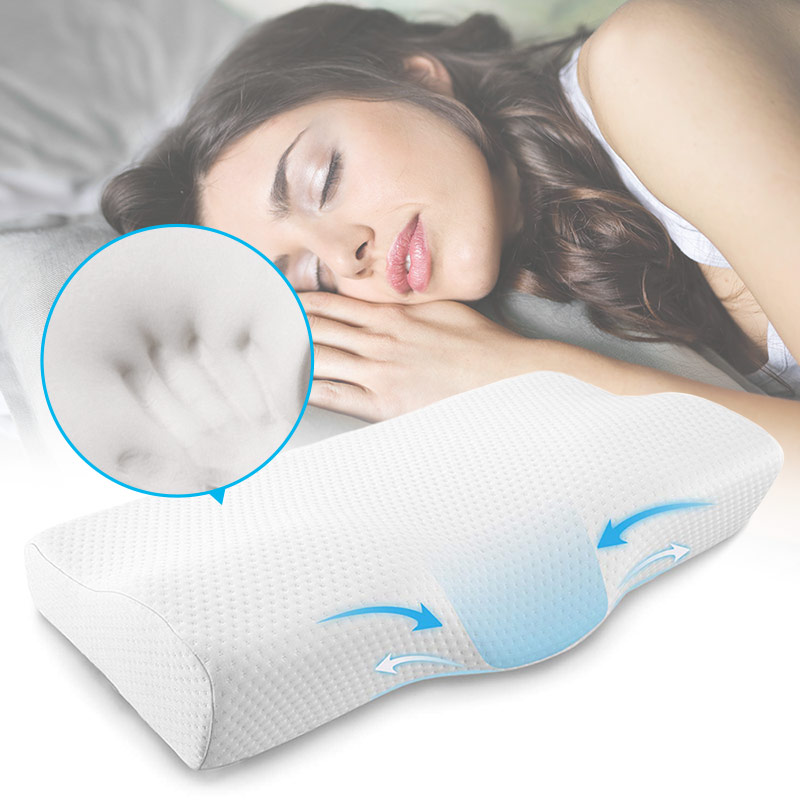 Memory Pillow Neck Rebound Slow Foam Cervical Orthopedic Protection Health Care 