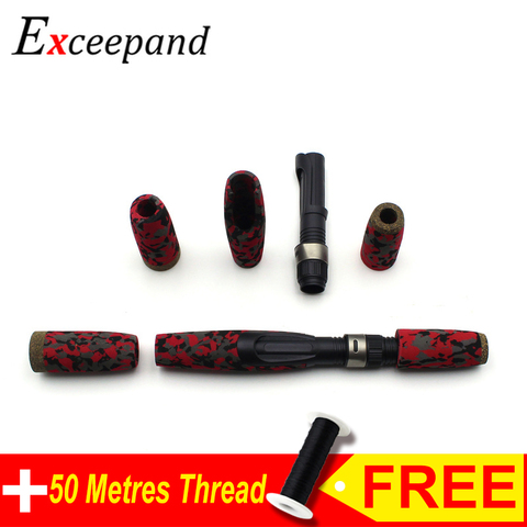 Exceepand CAMO Spinning Rod Handle with Reel Seat  Split  Fishing Rod Building Grips ► Photo 1/6