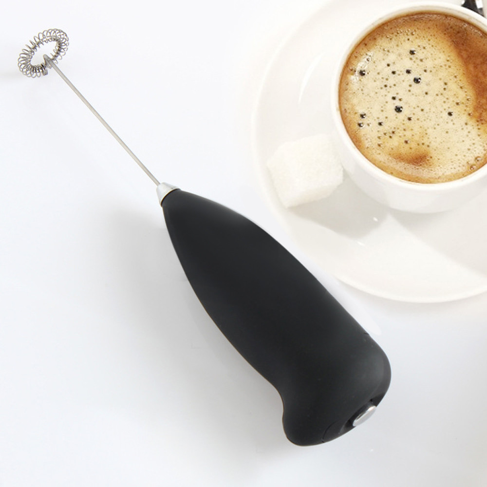 Electric Milk Frother Mixer Drink Foamer Coffee Egg Beater Whisk Latte Stirrer 