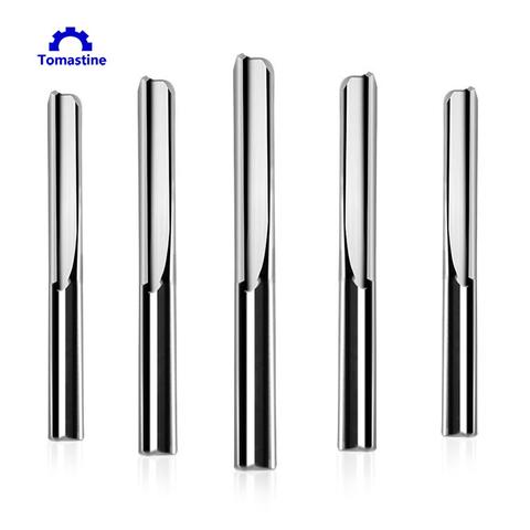 9 size Milling Cutter 6mm/4mm Shank Two Flutes Straight Router Bits CNC Straight Engraving Cutters End Mill Tools for Woodworkin ► Photo 1/6