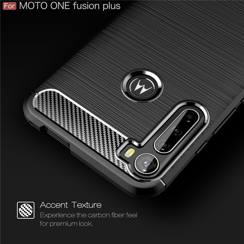 For Cover Motorola Moto One Fusion Plus Case For Moto One Fusion Plus Coque Armor Silicone Case For Moto One Fusion Plus Fundas ► Photo 1/6