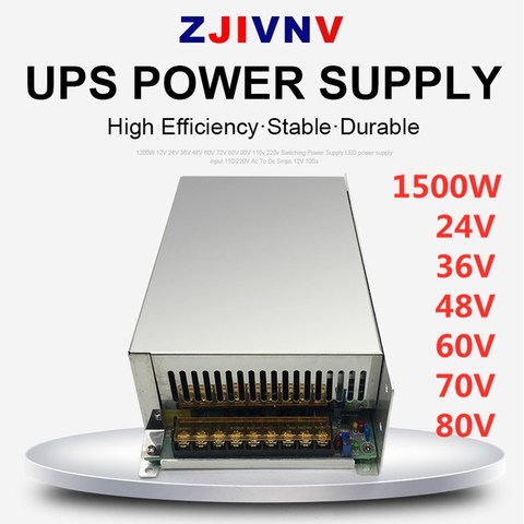 1500W Switching Switch Power Supply Output Voltage 24V 36V 48V 60V 70V 80V AC To DC Led Driver For Industry Led Light ► Photo 1/6
