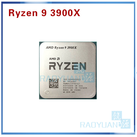 AMD Ryzen 9 3900X R9 3900X 3.8 GHz Twelve-Core 24-Thread CPU Processor 7NM L3=64M 100-000000023 Socket AM4 ► Photo 1/1