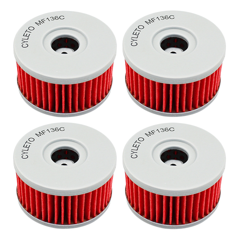 1/2/4 pcs Motorcycle Oil Filter For Suzuki GN250 GN400 GN 250 400 GZ250 Marauder GZ 250 SG350  SP250 SP400 VL125LC Intruder 125 ► Photo 1/6