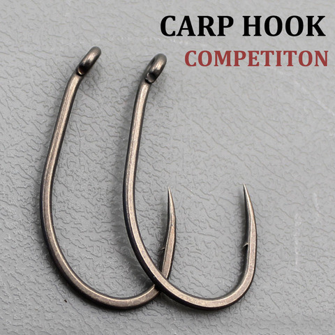 20PCS/Lot Carp fishing Teflon coating barbed hooks Made in japan Brand quality chod hair rigs hooks for competition Accessory ► Photo 1/6