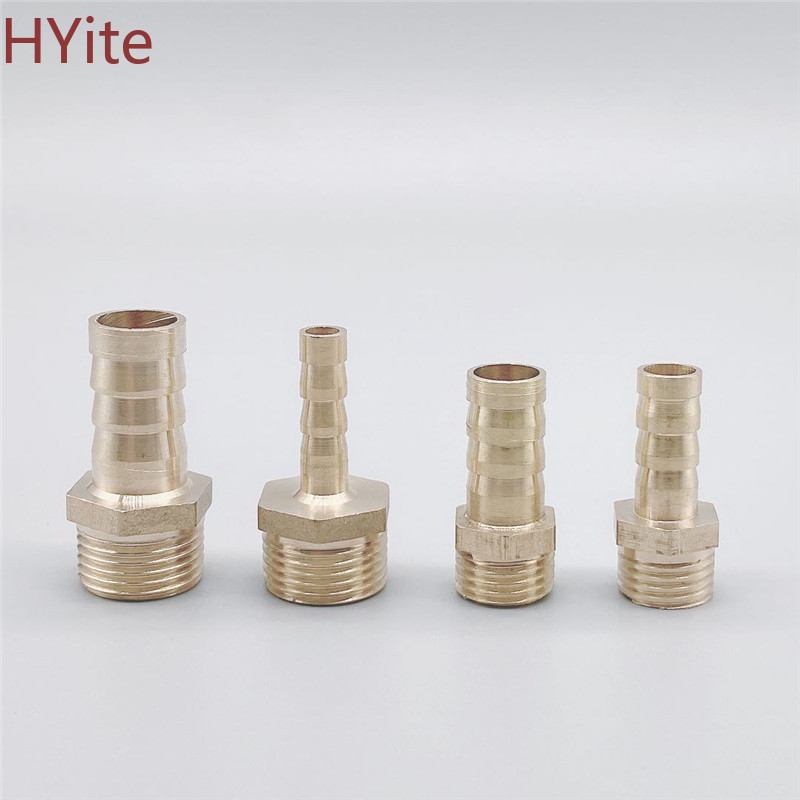 1 PC Brass Pipe Fitting 4mm 6mm 8mm 10mm 12mm 19mm Hose Barb Tail Connector 