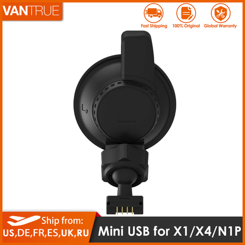 Vantrue Mini USB Port Car Windshield Suction Cup Mount for X1 / X1 PRO / X2 / X4 / R2 / N1 Pro Car DVR Dash Cam ► Photo 1/6