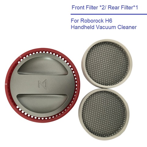Original ROBOROCK H6 Part Pack Handheld Vacuum Cleaner Spare Parts Kits HEPA Filter Front Filter 2PCS Rear Filter 1pc ► Photo 1/6