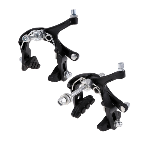 1 Set Bicycle Brake C Caliper System Front Rear Side Pull Brake Long Arms Clamp Quick-Release Bike Lever Cable Housing ► Photo 1/6