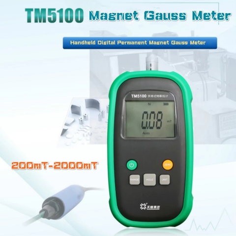 High Quality Handheld Digital Permanent Magnet Gauss Meter Tesla Meter Magnetic Flux Meter Surface Magnetic Field Measuring Tool ► Photo 1/6