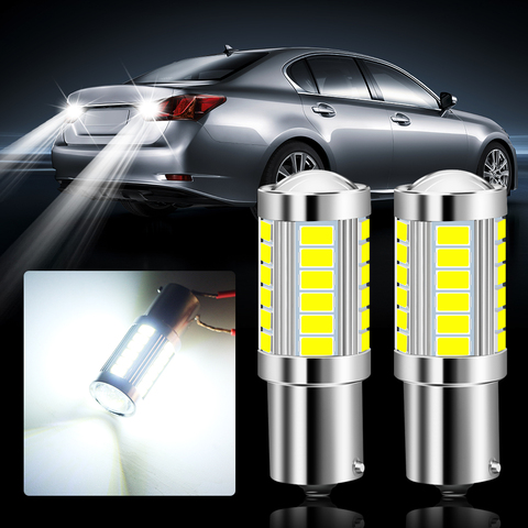 2x P21W Ba15S 1156 Bay15d LED Bulb  Car Reversing Lamp for Opel Astra j Insignia Astra g Corsa Zafira b Mokka Vivaro Meriva ► Photo 1/6