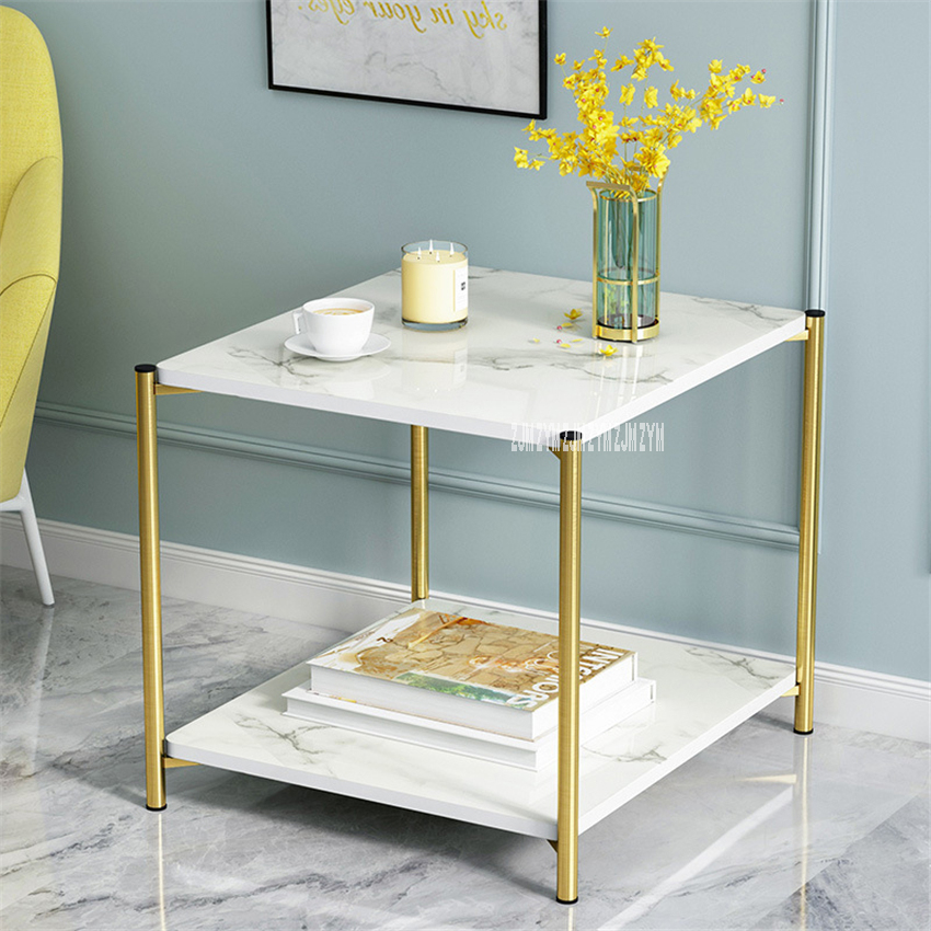 H88 Small Round Lron Tea, Small Side Tables For Living Room With Storage