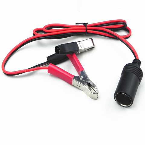 Car Battery Terminal Clip-on Cigarette Lighter Power Socket Adaptor 12v Camping Xmas Power Adapter Splitter Car-styling ► Photo 1/4